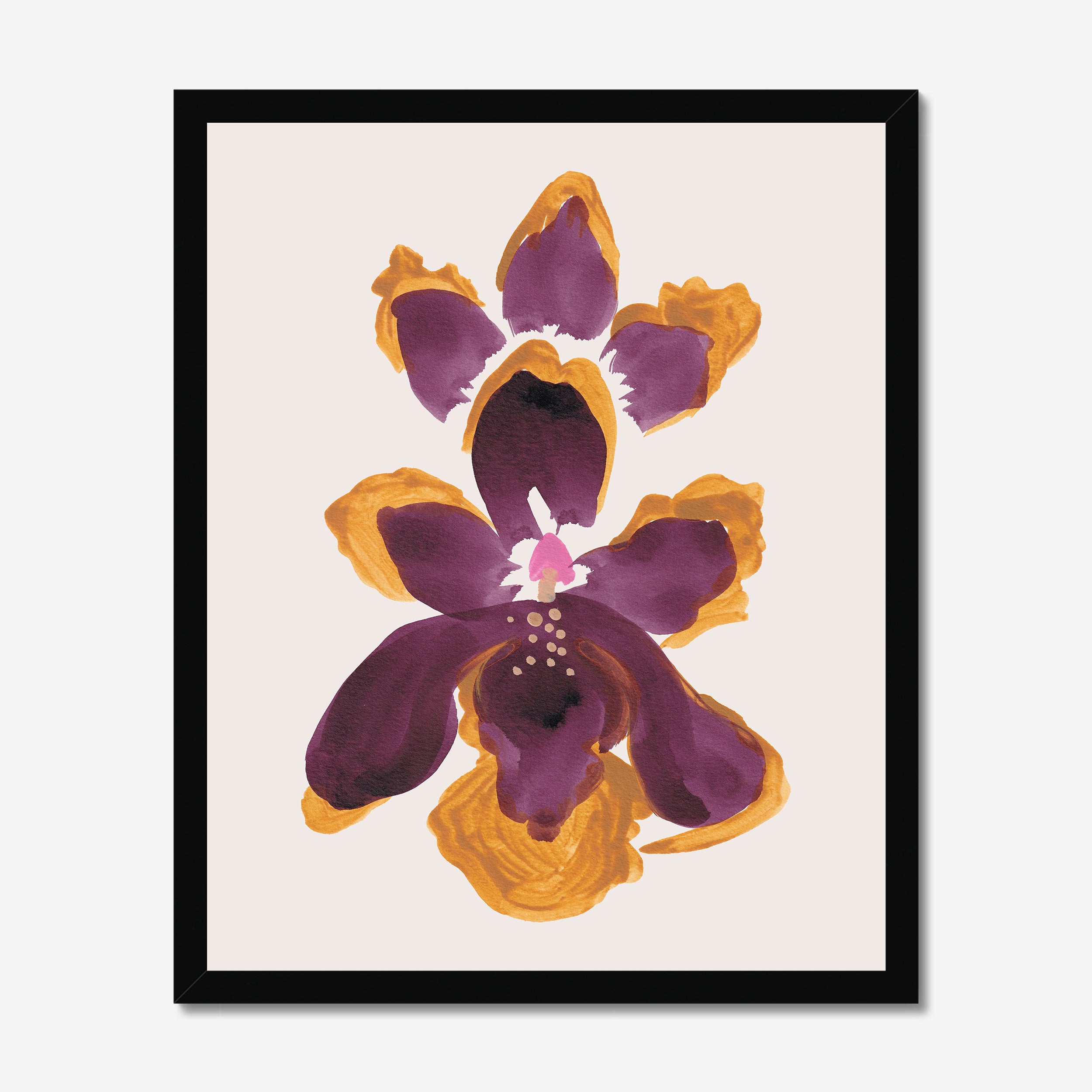 Amethyst Gem Orchids Fine Art Print