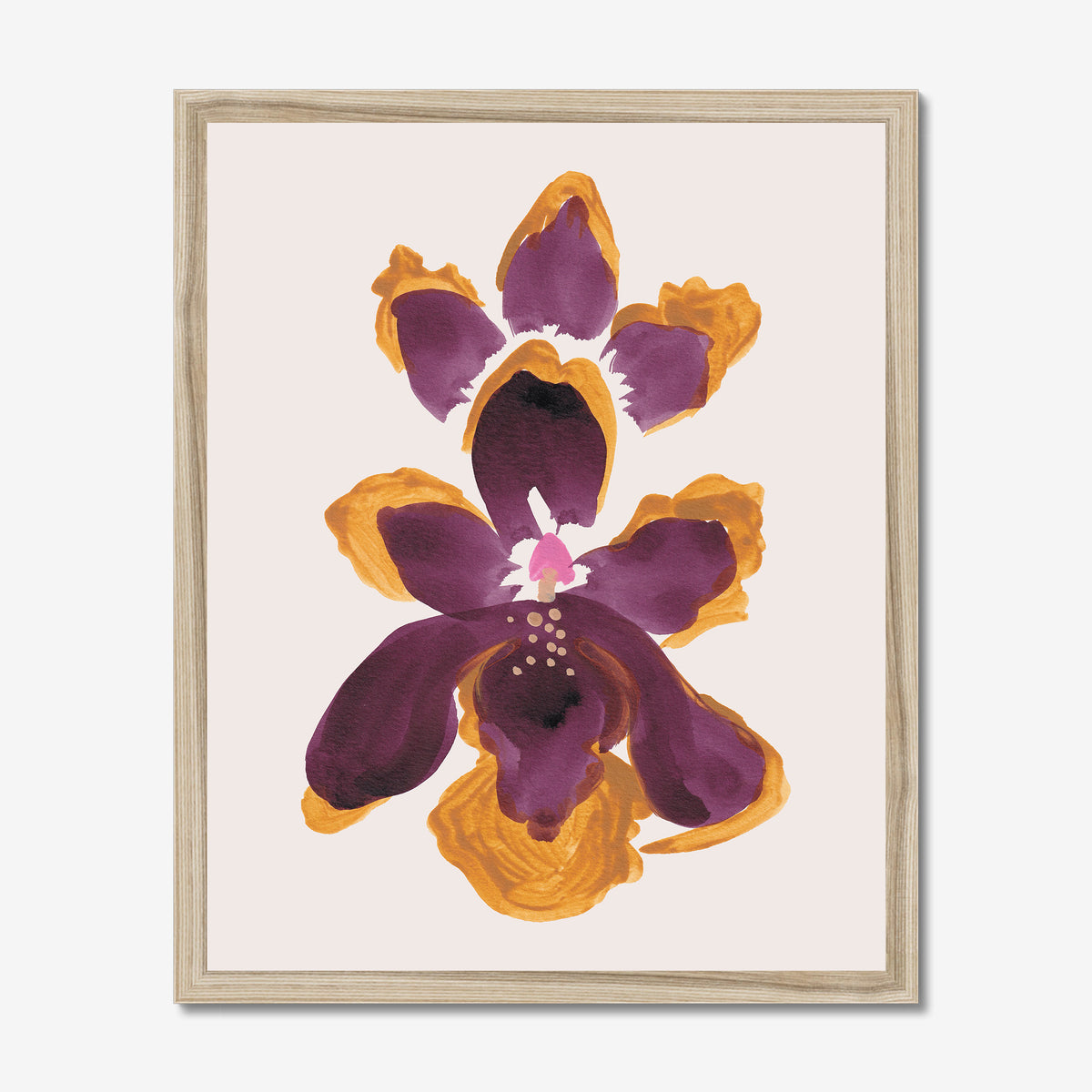 Amethyst Gem Orchids Fine Art Print