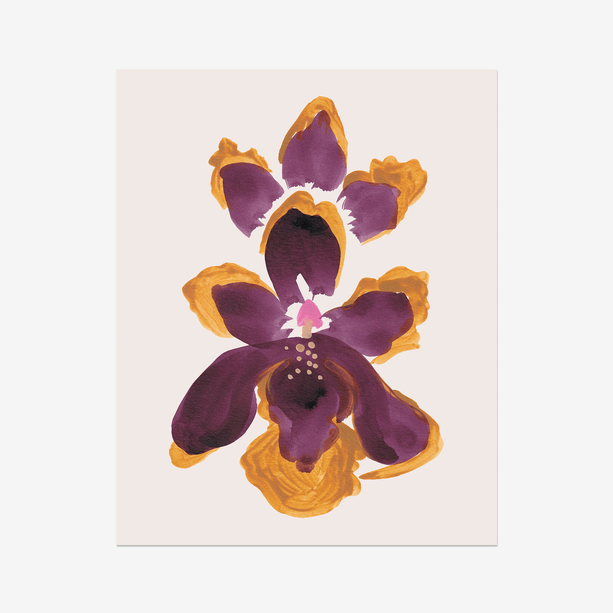 Amethyst Gem Orchids Fine Art Print