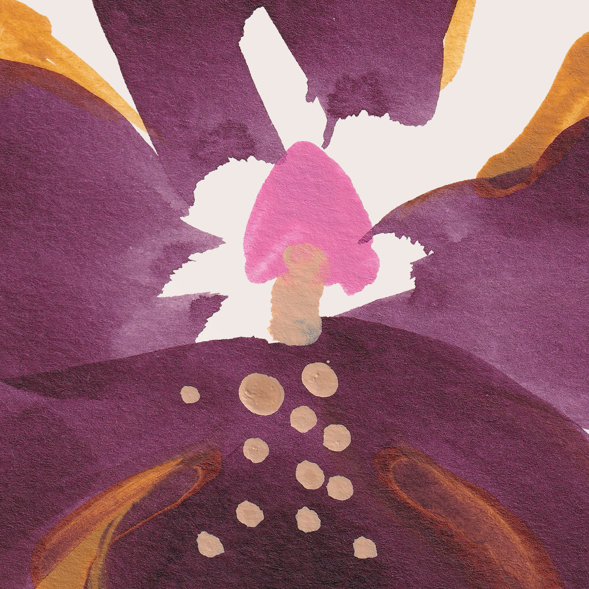 Amethyst Gem Orchids Fine Art Print