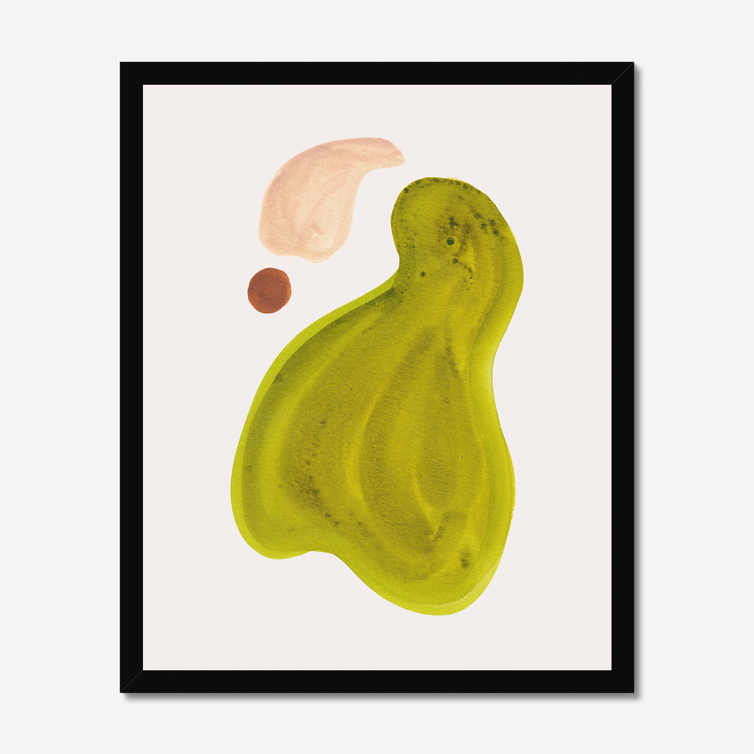 Curvy Ink Pear Fine Art Print
