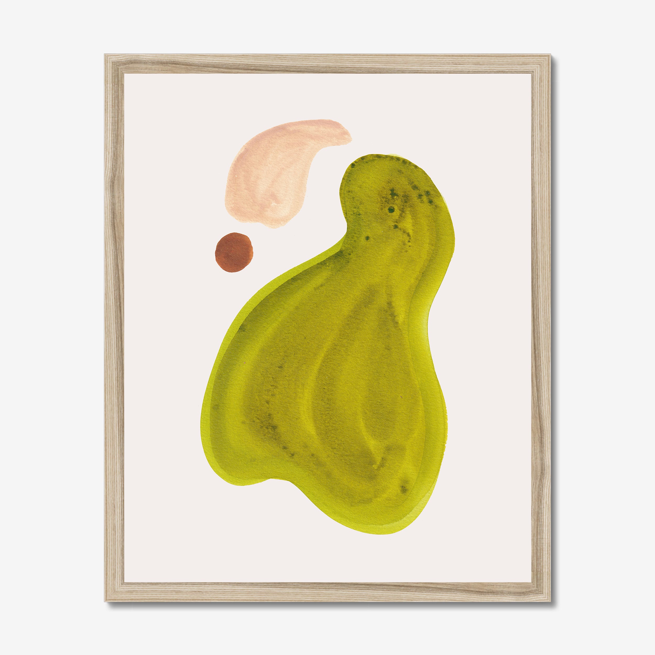 Curvy Ink Pear Fine Art Print