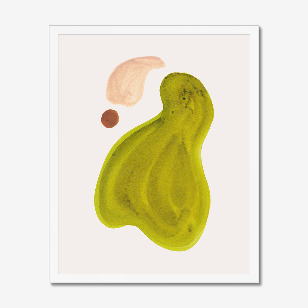 Curvy Ink Pear Fine Art Print