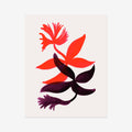 Fire Orchids Ink Fine Art Print