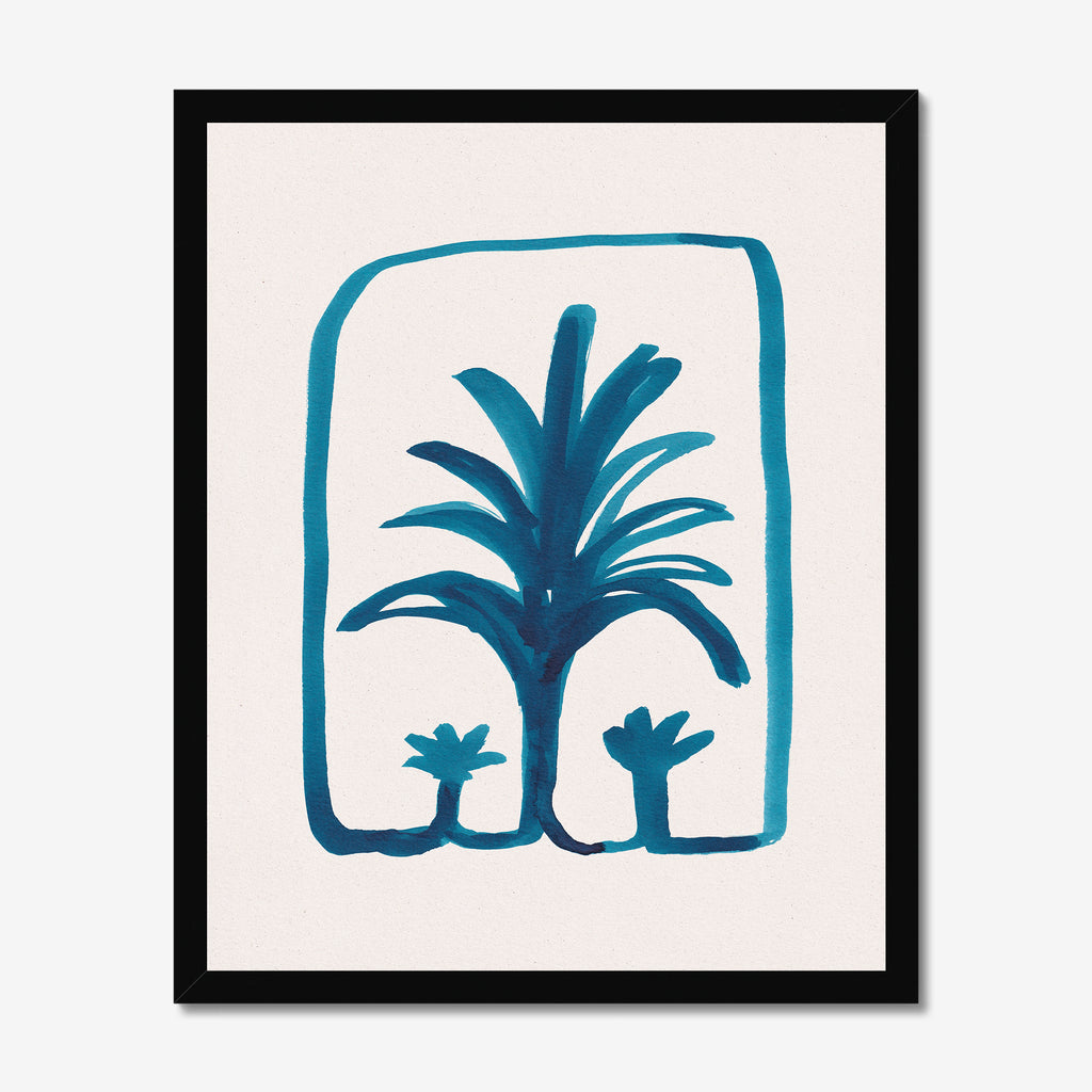 Ink Palm Arch Fine Art Print