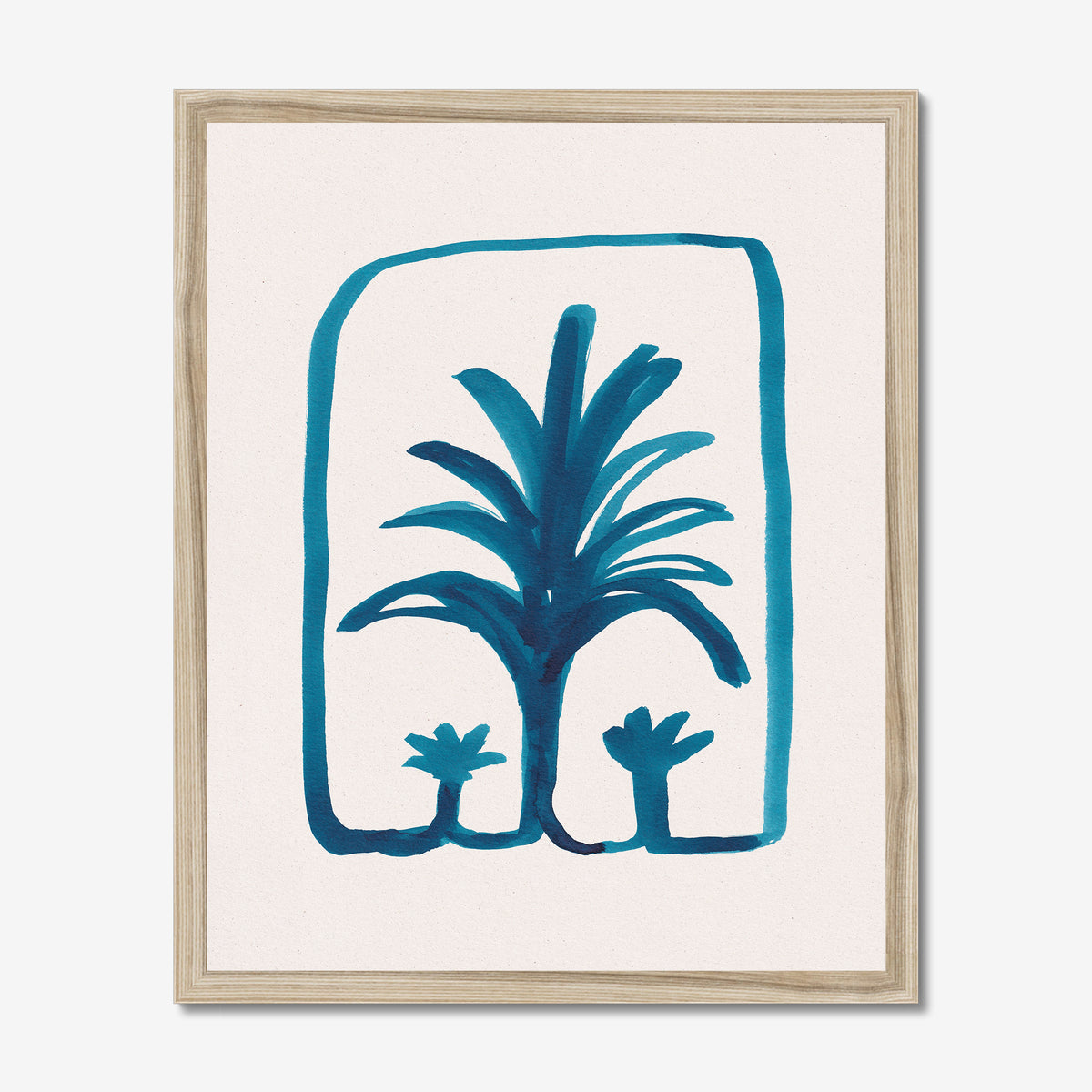 Ink Palm Arch Fine Art Print