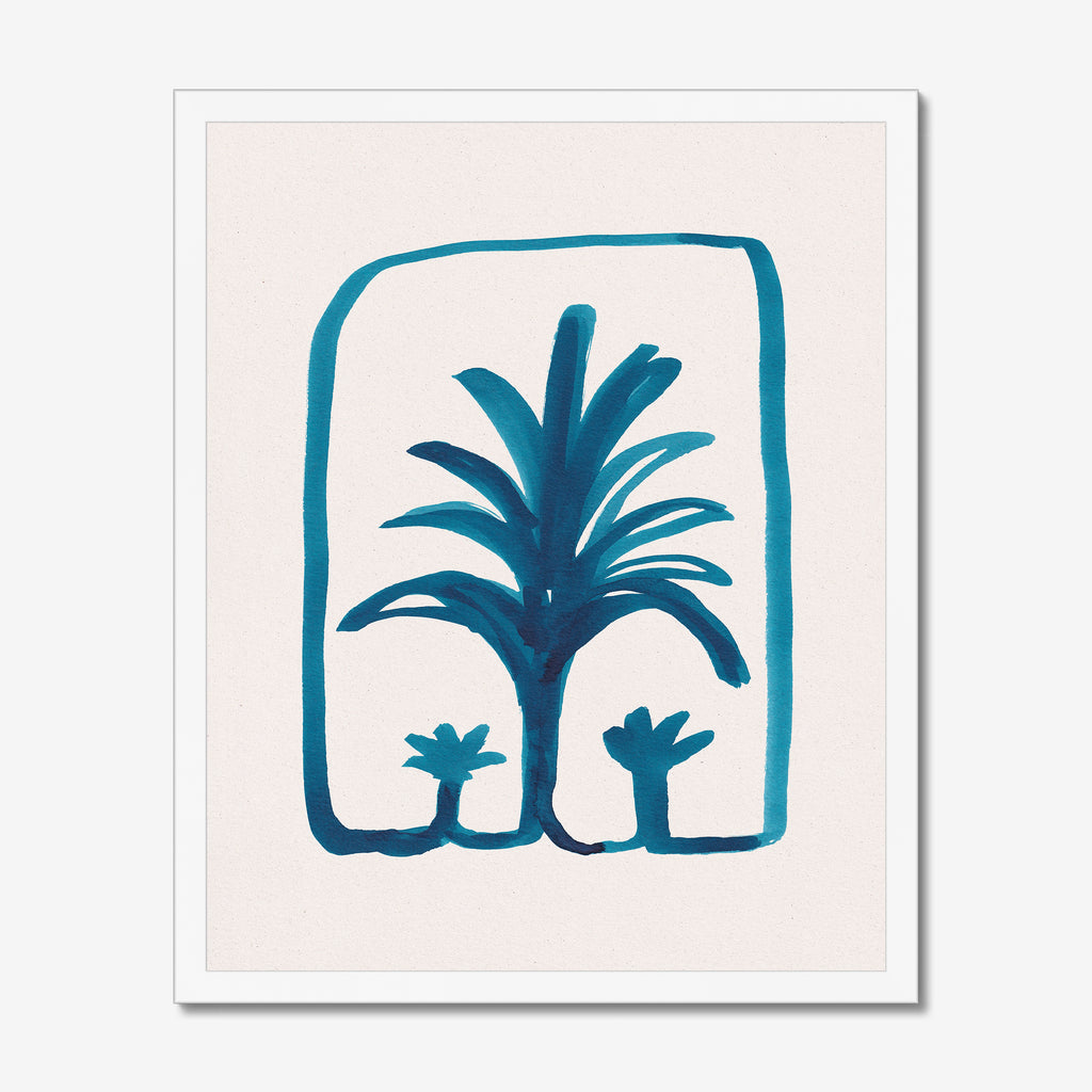 Ink Palm Arch Fine Art Print
