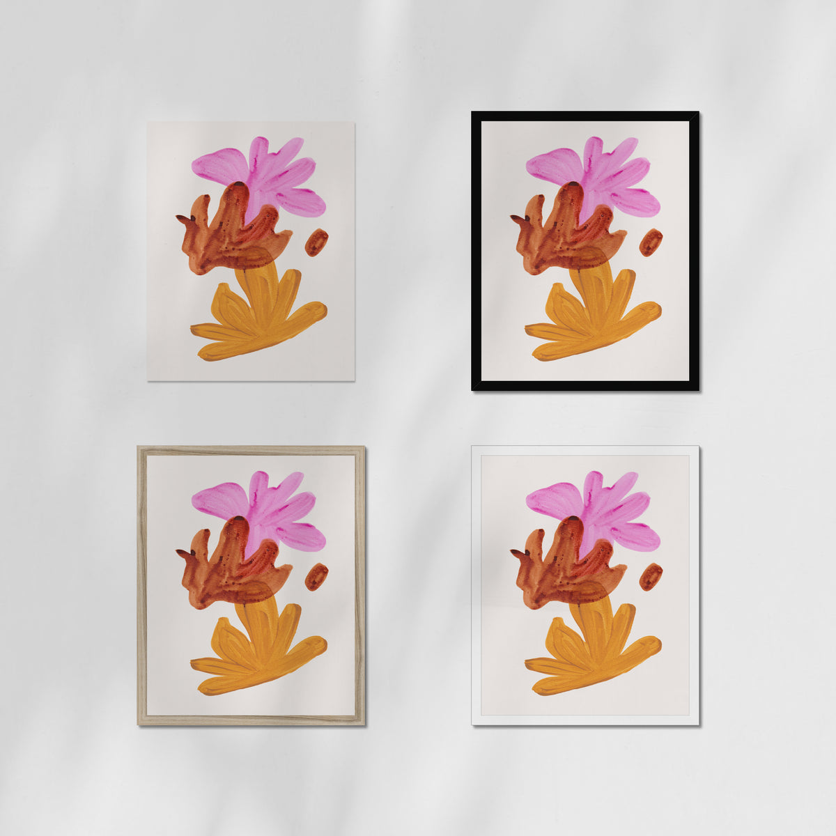 Magnolia Ink Layers Fine Art Print
