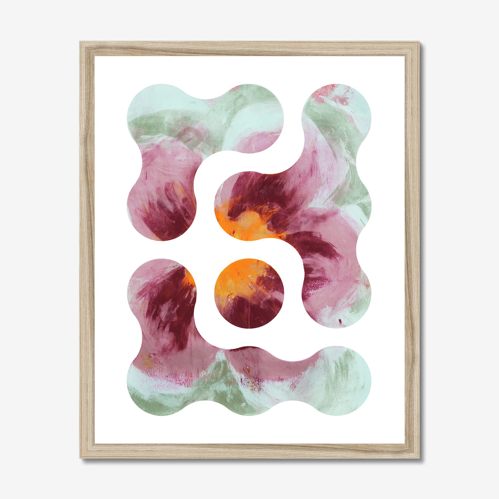 Monotype Circles 01 Fine Art Print