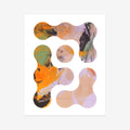 Monotype circles 03 Fine Art Print