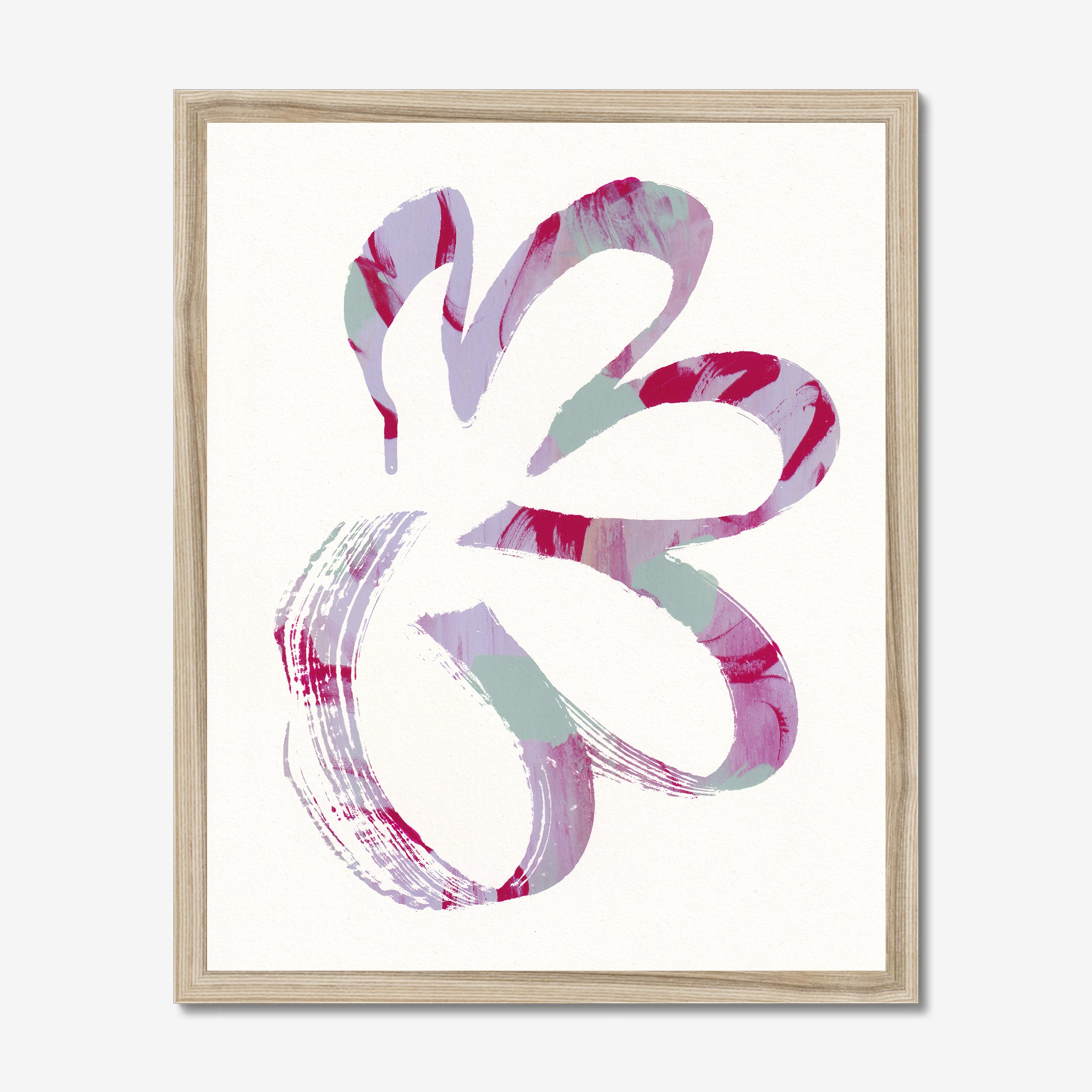 Monotype Fluid Form 02 Fine Art Print