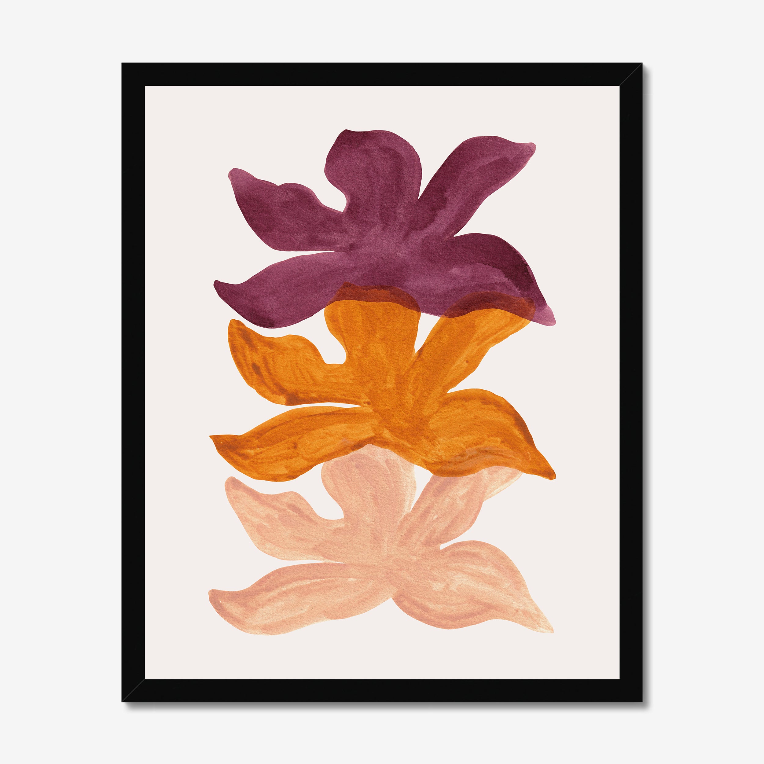 Orchid Ink Layers Fine Art Print