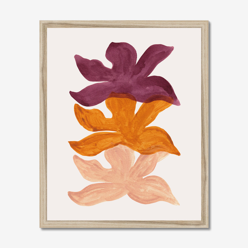 Orchid Ink Layers Fine Art Print