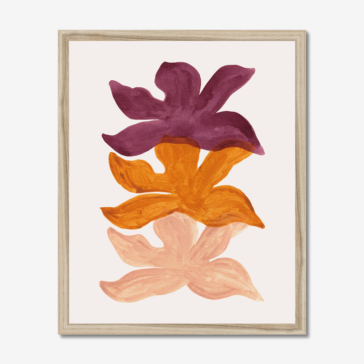 Orchid Ink Layers Fine Art Print