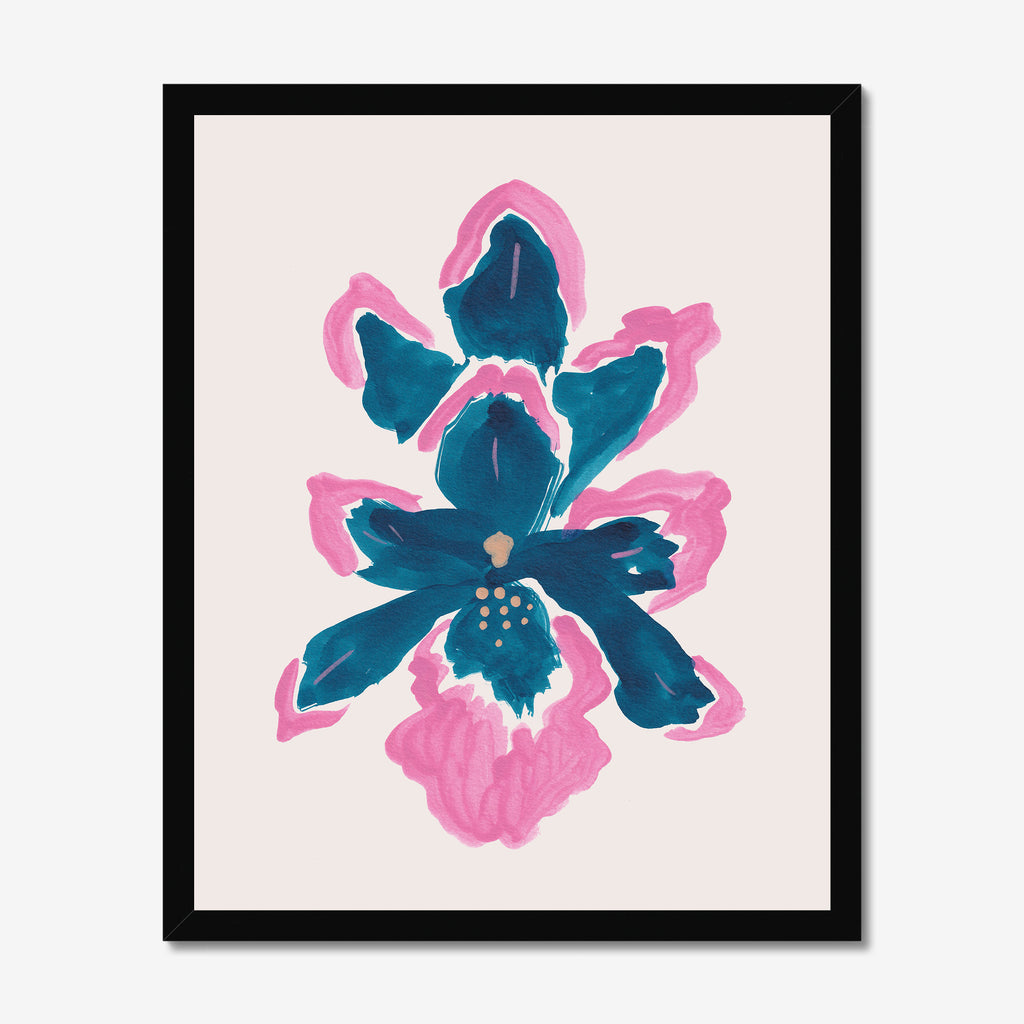 Turquoise Gem Orchids Fine Art Print