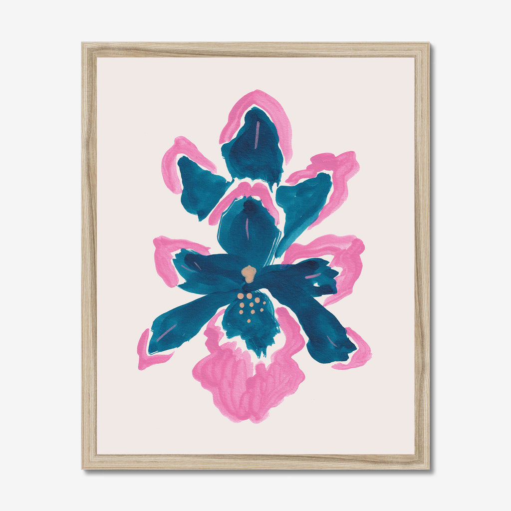 Turquoise Gem Orchids Fine Art Print