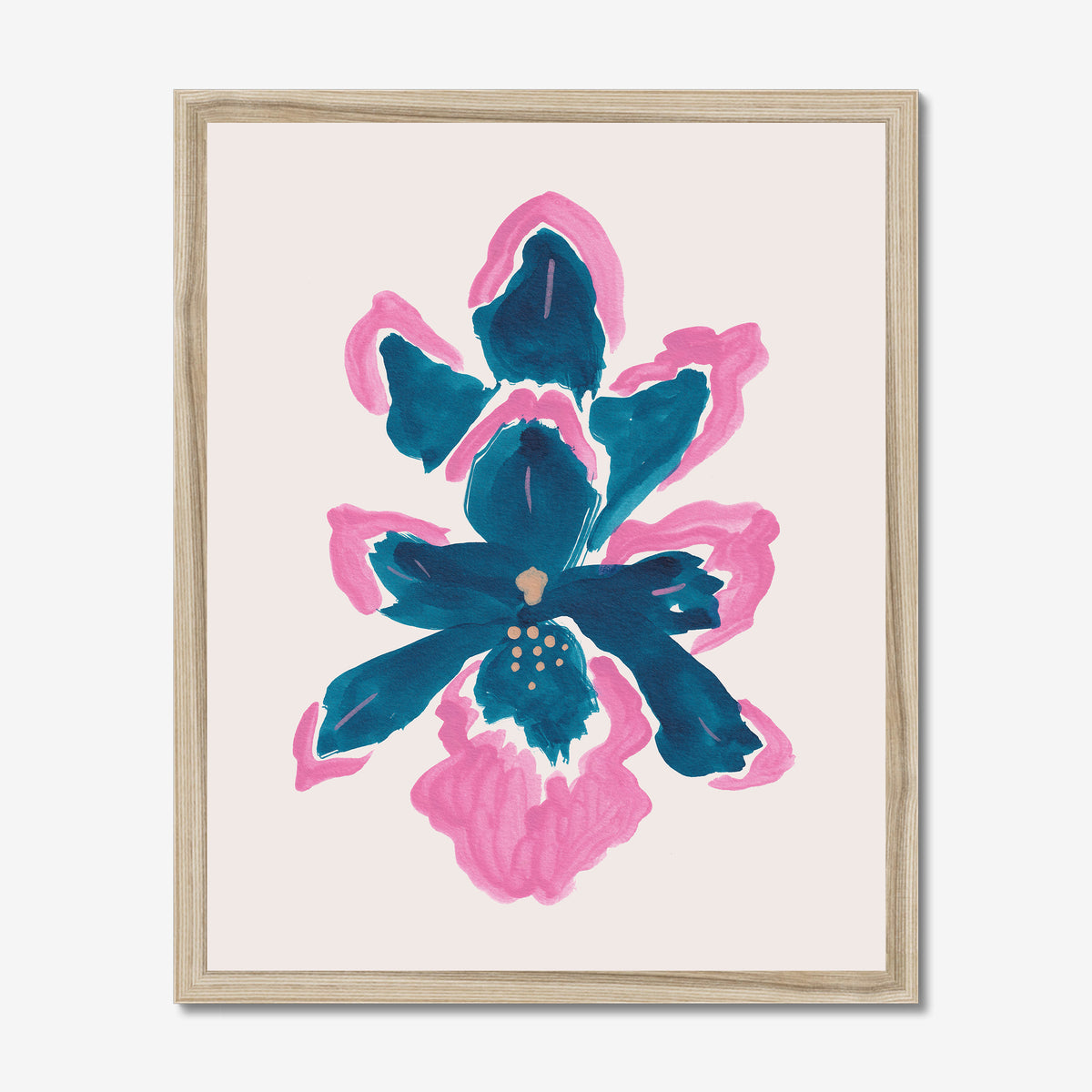 Turquoise Gem Orchids Fine Art Print
