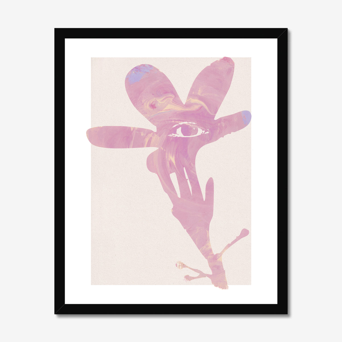 Watchful Oleander Monotype 03 Fine Art Print