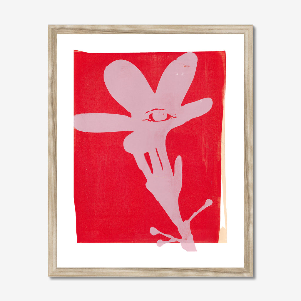 Watchful Oleander Red Fine Art Print